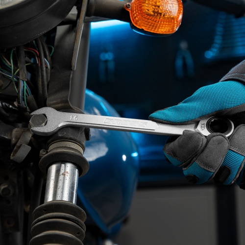 Ключ комбинированный трещоточный, 16 мм, количество зубьев 100 Gross фото 10