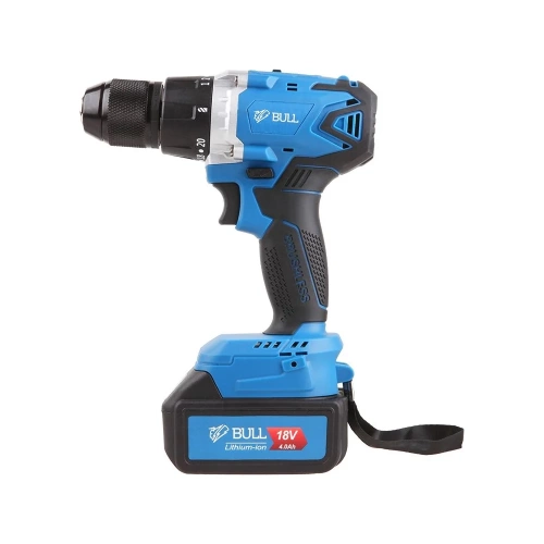 Аккумуляторная дрель-шуруповерт BULL SR 1802 04040329 фото 9