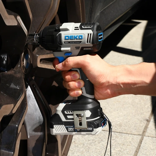 Гайковерт аккумуляторный бесщеточный DEKO DKIS, 20В, 1х3.0Ач, 400Нм 085-1067 фото 11