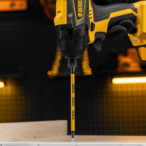 Бита PH2х150, сталь S2, цилиндр., 5шт. Е 6,3 Denzel фото 8