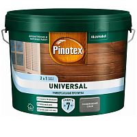 Пропитка 2 в 1 Pinotex Universal скандинавский серый 9 л
