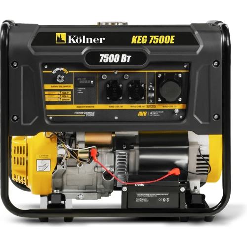 Генератор бензиновый Kolner 7.5 кВт, 230В, 50Гц, KEG 7500E 8040200246 фото 3