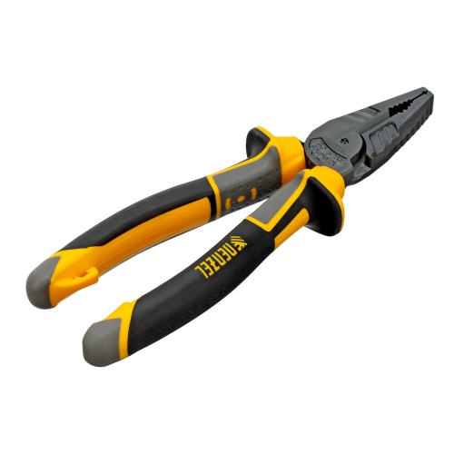 Плоскогубцы комбинированные 180 мм, трехкомпонентные рукоятки Denzel фото 2