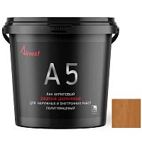 Лак акриловый Аквест-5 полуглянцевый Орех 1 кг