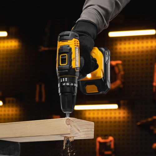 Дрель-шуруповерт аккумуляторная ударная CID-18-0, Li-Ion, 18 В Denzel фото 22