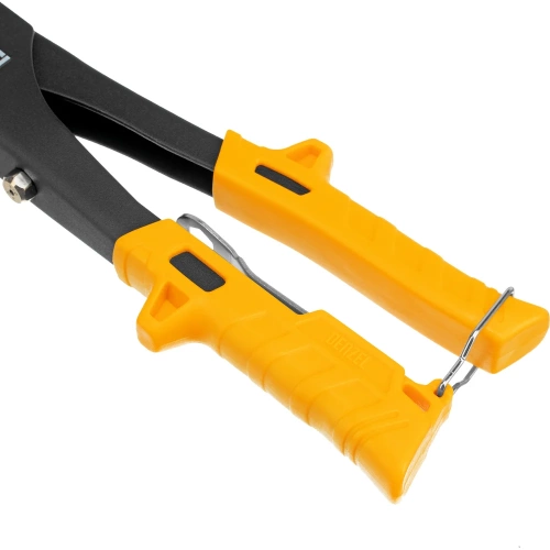 Заклепочник Denzel ручной, 255 мм, заклепки 2,4-3,2-4,0-4,8 мм 40440 фото 9