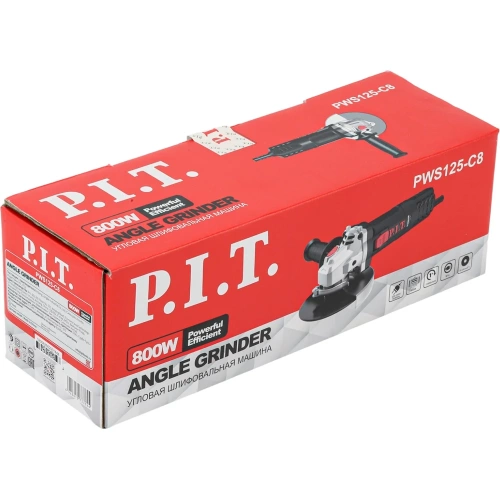 Шлифмашина угловая электрическая P.I.T. (800Вт, 125мм, 11000об/мин, М14) PWS125-C8 фото 11
