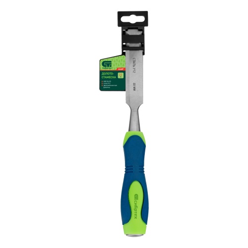 Долото-стамеска, 22 мм, двухкомпонентная рукоятка Сибртех фото 6