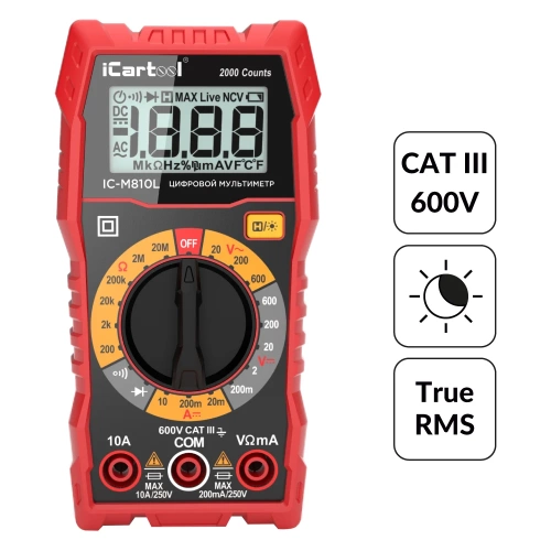Цифровой мультиметр iCarTool IC-M810L
