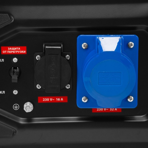 Генератор бензиновый RS-7000E, 6 кВт, 230В, электростартер MTX фото 9