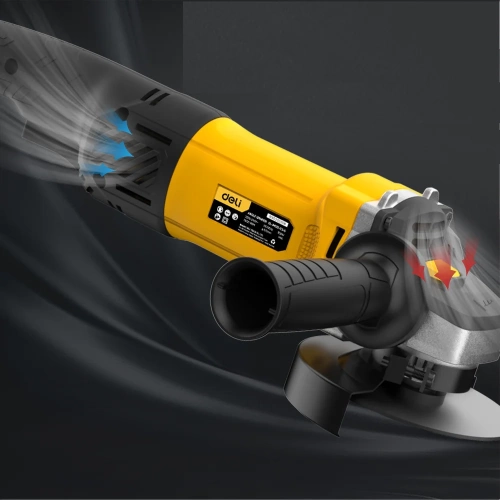 Угловая шлифмашина сетевая DELI 125мм DL-JM125-E3 (1100Вт, 11000об/мин, коробка) 172414 фото 8