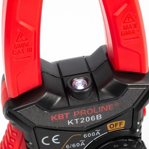 Цифровые токовые клещи КВТ KT 206B PROLINE 79130 фото 6 Цифровые токовые клещи КВТ KT 206B PROLINE 79130 фото 6