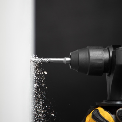 Бур по бетону, двойная спираль, три пылеотводящие кромки, 6 x 110 мм DENZEL фото 7