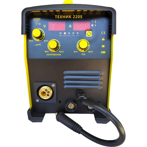 Полуавтомат ТД Техник П-220S ПРОФ, 200А 80%ПН ММА+СО2 цифр. табло, евро, горелка, масса ,кабель, электрододержатель 13 фото 6 Полуавтомат ТД Техник П-220S ПРОФ, 200А 80%ПН ММА+СО2 цифр. табло, евро, горелка, масса ,кабель, электрододержатель 13 фото 6