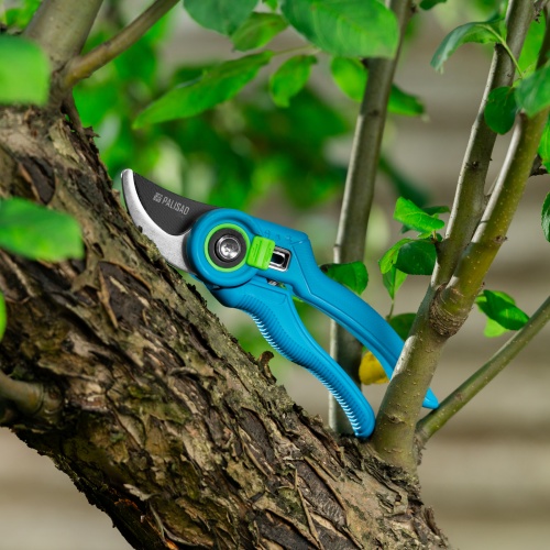 Секатор прямого реза, 210 мм, регулировка захвата, пластиковые рукоятки, LUXE Palisad фото 9