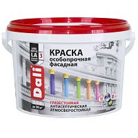 Краска фасадная акриловая Dali глубокоматовая база С 2,5 л