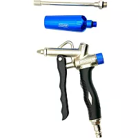 Продувочный пистолет с комплектом сопел NORM металлический, (синий) TCP-AD-60M