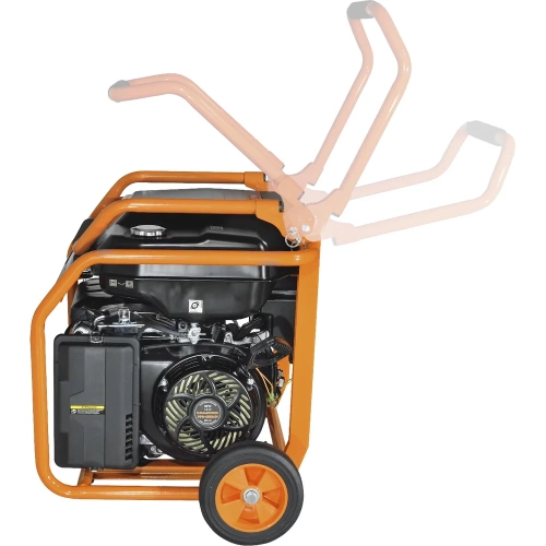 Генератор CARVER PPG- 6500АM бензин LT-188F, 5,0/5,5кВт, 220В, бак 33 л, колеса 01.020.00029 фото 5