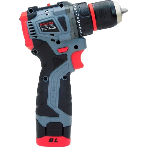 Аккумуляторный бесщеточный шуруповерт Profipower BL-161 16В, 40Нм, Li-ion 2 шт, 2.0Ач,2 скорости, 0.8-10 мм, З/У, в кейсе E0210 фото 3 Аккумуляторный бесщеточный шуруповерт Profipower BL-161 16В, 40Нм, Li-ion 2 шт, 2.0Ач,2 скорости, 0.8-10 мм, З/У, в кейсе E0210 фото 3