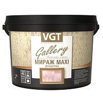 Штукатурка декоративная VGT Мираж Maxi серебристо-белая база 4 л/5 кг