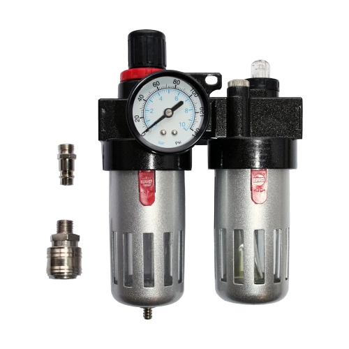 Регулятор давления MF-3 с лубрикатором и фильтром, разъем EURO QUATTRO ELEMENTI 771-053 фото 4 Регулятор давления MF-3 с лубрикатором и фильтром, разъем EURO QUATTRO ELEMENTI 771-053 фото 4