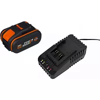 Комплект аккумулятор 4 Ач с зарядным устройством на 2А WORX WA3604