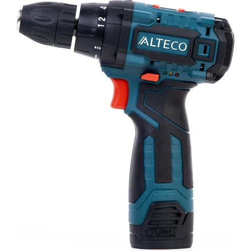 Аккумуляторная дрель-шуруповёрт Alteco CD 1210.1Li X2 33503 фото 3