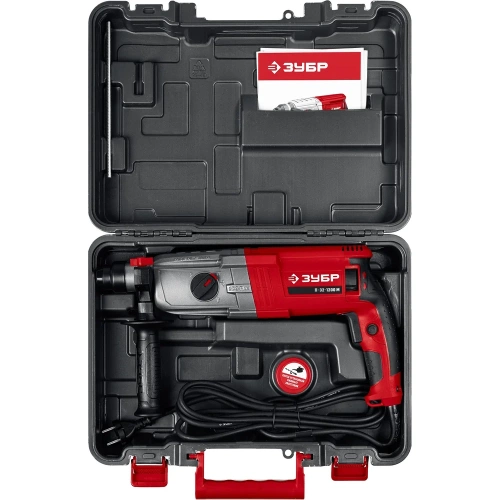 Перфоратор ЗУБР SDS Plus 32 мм, 1200 Вт, мет. корпус П-32-1200 М фото 4 Перфоратор ЗУБР SDS Plus 32 мм, 1200 Вт, мет. корпус П-32-1200 М фото 4