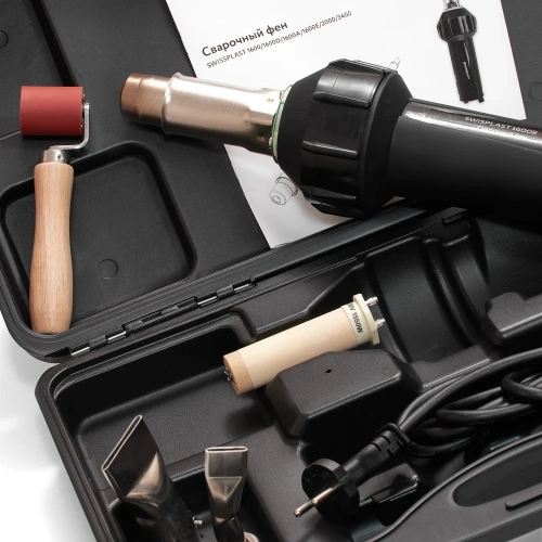 Набор для сварки кровли и тентов Swissplast внахлест, фен сварочный LITE SWISSPLAST1600E/OVERLAP фото 3 Набор для сварки кровли и тентов Swissplast внахлест, фен сварочный LITE SWISSPLAST1600E/OVERLAP фото 3