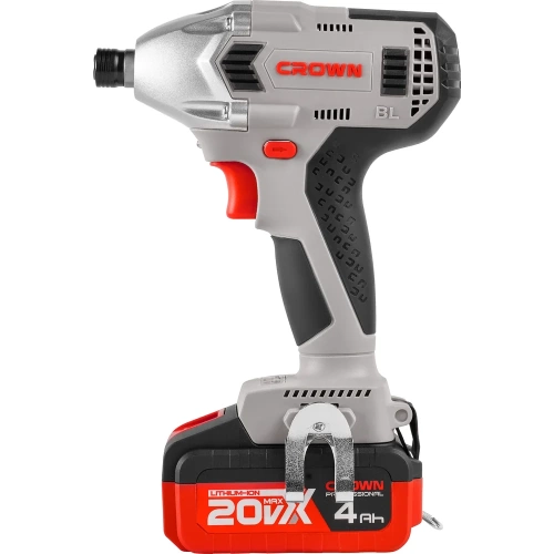 Аккумуляторный ударный винтоверт Crown CT22021HX-4 TB фото 6