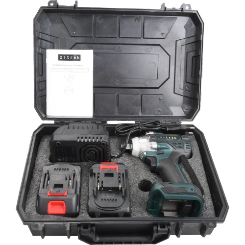 Гайковерт аккумуляторный бесщеточный Zitrek Crusher 20 в кейсе, 20В, 300 Нм, 2x4.0Ач 085-1022 фото 6 Гайковерт аккумуляторный бесщеточный Zitrek Crusher 20 в кейсе, 20В, 300 Нм, 2x4.0Ач 085-1022 фото 6