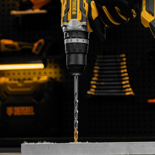 Сверло спиральное по металлу 8,5 х 165 мм, Р6М5, Golden Tip, удлиненное Denzel фото 11