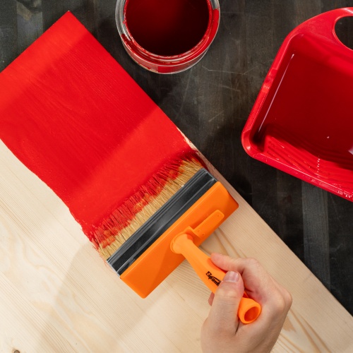 Кисть-ракля, 40х140 мм, натуральная щетина, пластмассовый корпус, пластмассовая ручка Sparta фото 7