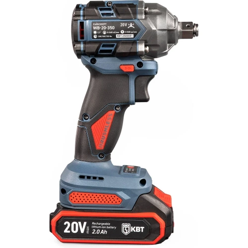 Гайковерт КВТ WB-20-350 ПРОФИ ударный аккумуляторный бесщеточный 104571 фото 4