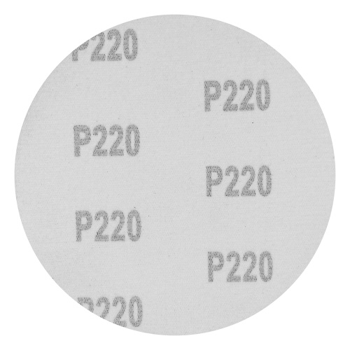 Круг абразивный на ворсовой подложке под "липучку", P 220, 125 мм, 10 шт Matrix фото 2