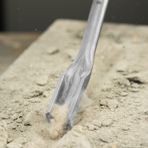 Зубило канальное, 14 х 22 х 250 мм, 40Cr, SDS PLUS Denzel фото 8