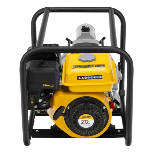 Мотопомпа бензиновая для грязной воды PX-80D7, 7 л.с., 3", 1300 л/мин, глуб 8 м,напор 30 м Denzel фото 5