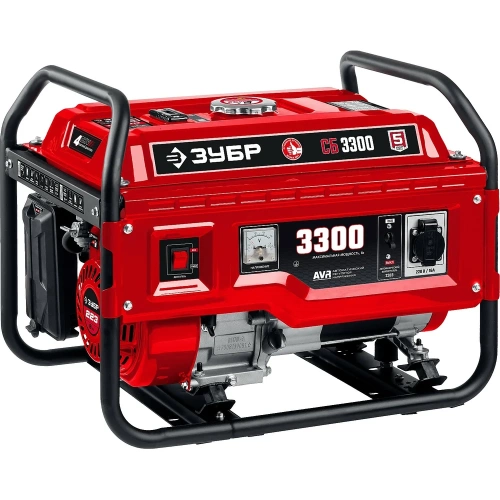 Бензиновый генератор ЗУБР 3300 Вт СБ-3300