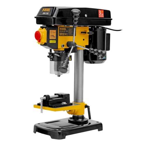 Станок сверлильный DDM-350L, 350 Вт, 13 мм, 5 ск., лазер, настольный Denzel фото 10
