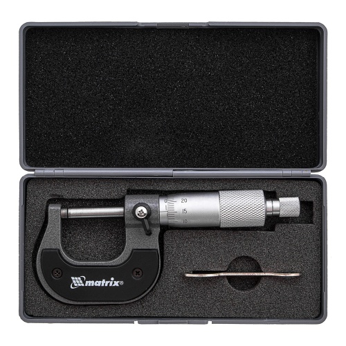 Микрометр механический,0-25 мм Matrix фото 3