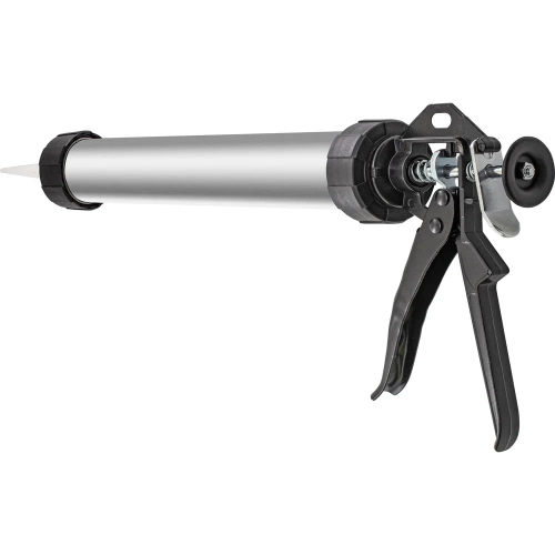 Пистолет для герметика РемоКолор закрытый алюминиевый корпус, 600 мл, 490x200x80 23-2-002 фото 5