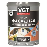 Краска фасадная VGT iQ161 база А силиконизированная 2 л/3,1 кг