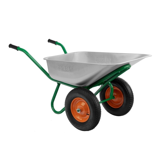 Тачка садово-строительная, 2-х колесная, усиленная, грузоподъемность 320 кг, объем 90 л Palisad фото 2