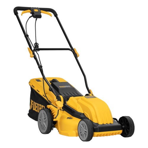 Газонокосилка электрическая GMC-1800, шир. 38см, 1800 Вт, 6 уров., травосб. 35 л Denzel фото 2