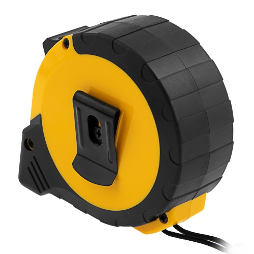 Рулетка 10м х 25мм, двухкомп. корпус, кнопка-пауза Denzel фото 6