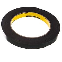 Лента клейкая двухсторонняя Stayer Profi 12233-12-05 черная 12 мм 5 м