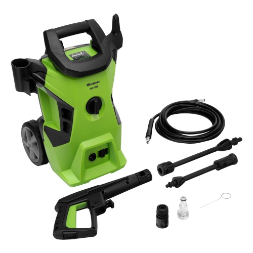 Моечная машина высокого давления АМ-1700, 1700 Вт, 130 бар, 350 л/ч, колесная Сибртех Моечная машина высокого давления АМ-1700, 1700 Вт, 130 бар, 350 л/ч, колесная Сибртех