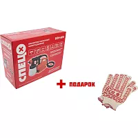 Электрический краскопульт Спец БПН-600 + Перчатки трикотажные с логотипом "ВсеИнструменты" 10 класс с ПВХ НАБОР-3265/8058