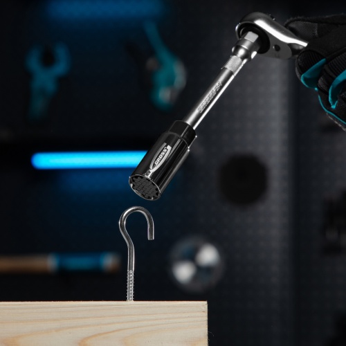 Головка торцевая многоразмерная, CrV, 6-21 мм, под квадрат 3/8, CrV, хромированная Gross фото 9