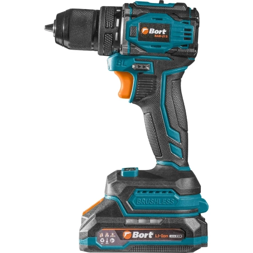 Дрель-шуруповерт аккумуляторная BORT BAB-21S 2x2Ач+ЗУ 93414912 фото 9